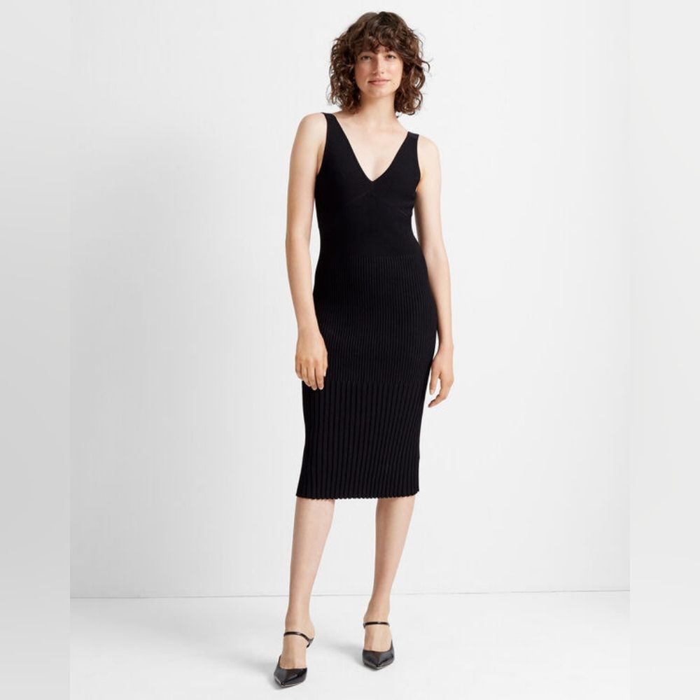 Club Monaco Nomnomm Sweater Dress Black‎